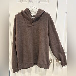 Men’s Brown Hooded Sweatshirt